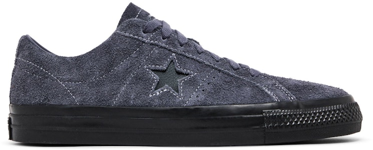 Converse One Star Pro Suede Rendah 'Dark Moth Black' Vintage A04610C Buy Converse One Star Pro Suede Rendah 'Dark Moth Black' Vintage A04610C