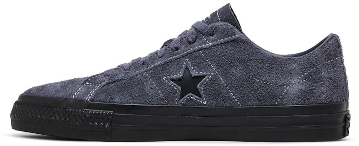 Converse One Star Pro Suede Rendah 'Dark Moth Black' Vintage A04610C Lookbook Converse One Star Pro Suede Rendah 'Dark Moth Black' Vintage A04610C