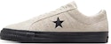 Converse One Star Pro Vintage Suede Rendah 'Egret Black' A04609C