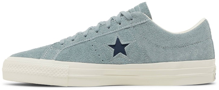 Converse One Star Pro Vintage Suede Low 'Tidepool Grey' Kelabu Retro A04157C Lookbook Converse One Star Pro Vintage Suede Low 'Tidepool Grey' Kelabu Retro A04157C