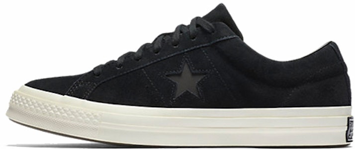 Converse One Star Suede Rendah 'Hitam' 158477C Buy Converse One Star Suede Rendah 'Hitam' 158477C