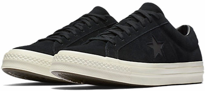 Converse One Star Suede Rendah 'Hitam' 158477C Lookbook Converse One Star Suede Rendah 'Hitam' 158477C
