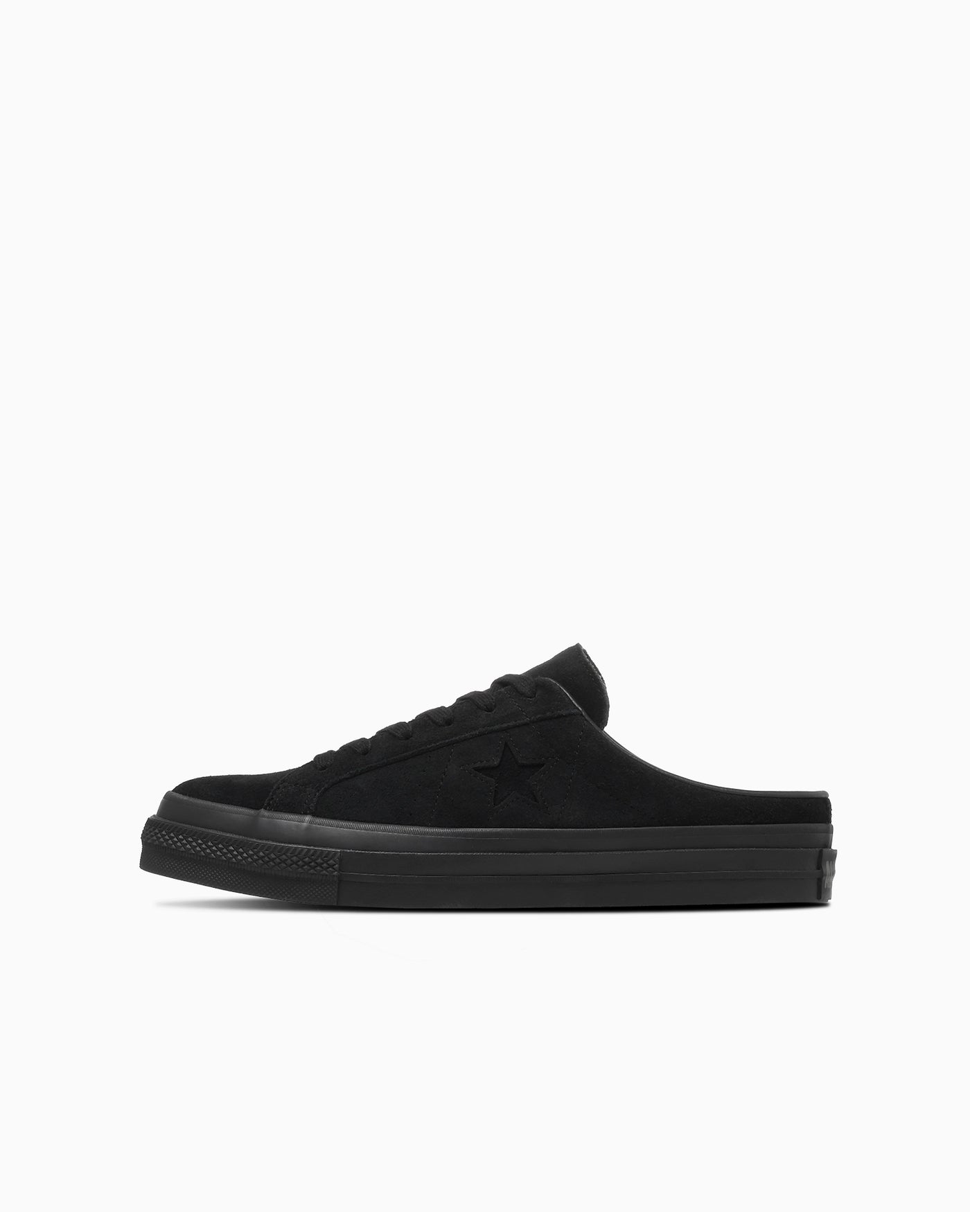 Converse One Star Suede Mule Sneakers Black Monochrome 33702981