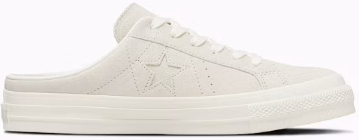 Shop Converse One Star 麂皮便鞋運動鞋 米白色 33702980