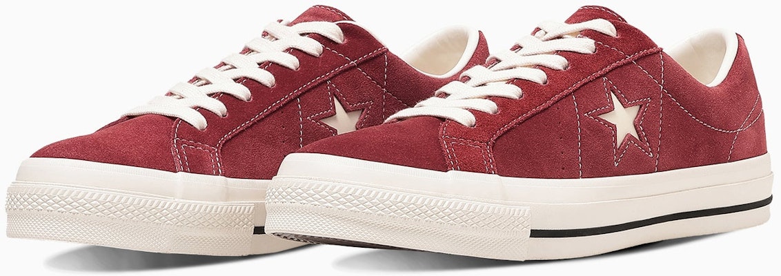 Converse One Star 麂皮運動鞋 酒紅色 33702560 Order Converse One Star 麂皮運動鞋 酒紅色 33702560
