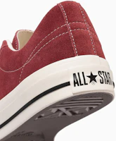 Cheap Converse One Star 麂皮運動鞋 酒紅色 33702560