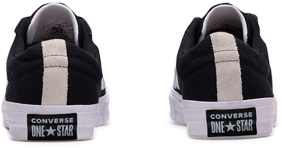 Converse One Star Tahan Aus Anti-Slip Sepatu Rendah Hitam Putih 160600C Shop Converse One Star Tahan Aus Anti-Slip Sepatu Rendah Hitam Putih 160600C