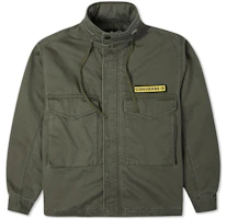 Converse Outdoor Multi-Pocket Vintage Logo Workwear Jacket Green () 10024189-A01 Converse Outdoor Multi-Pocket Vintage Logo Workwear Jacket Green () 10024189-A01