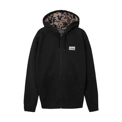 Converse Peel Comfortable Unisex Black Hoodie Jacket 13822C-A01
