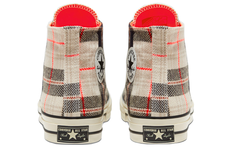 Purchase Converse Plaid Chuck 1970s ''Blanc Crème Gris'' 166496C