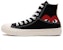 Converse PLAY COMME des GARÇONS Allstar Hi 'Hitam' 1CL877