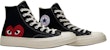 Converse PLAY COMME des GARÇONS Allstar Hi 'Hitam' 1CL877