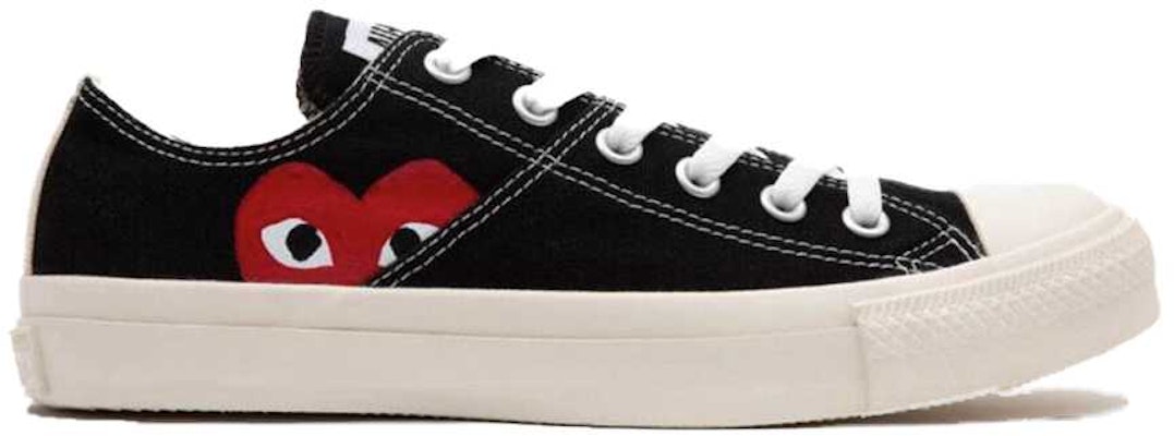 Comme de garcon converse black shop low