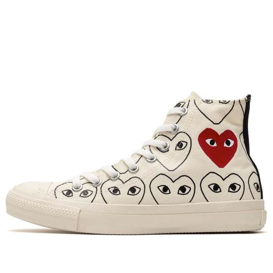 Buy Converse PLAY COMME des GARÇONS Chuck Taylor Alto 'Blanco' 1CL703