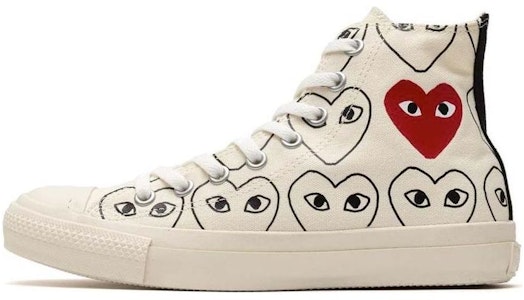 컨버스 X 꼼데가르송 척테일러 하이 '화이트' 1CL703 Buy 컨버스 X 꼼데가르송 척테일러 하이 '화이트' 1CL703