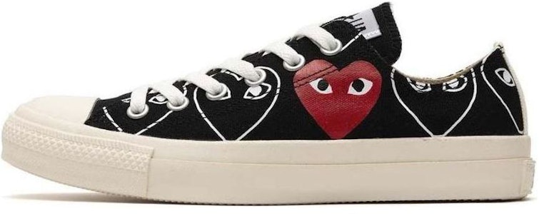 匡威PLAY COMME des GARÇONS Chuck Taylor 低筒「黑色」1CL706 Buy 匡威PLAY COMME des GARÇONS Chuck Taylor 低筒「黑色」1CL706