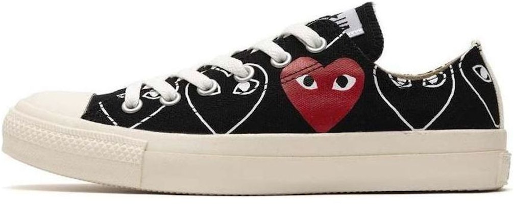 Converse PLAY COMME des GARÇONS Chuck Taylor Low 'Black' 1CL706 Buy Converse PLAY COMME des GARÇONS Chuck Taylor Low 'Black' 1CL706