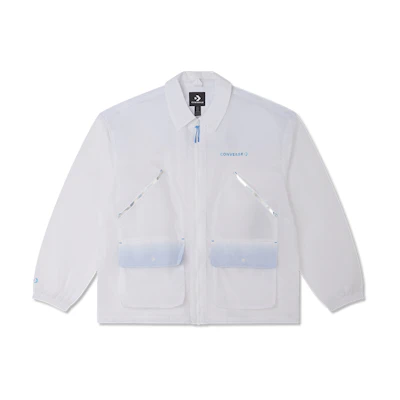 Converse Pocket Gradient Collar Jacket White 10025870-A01