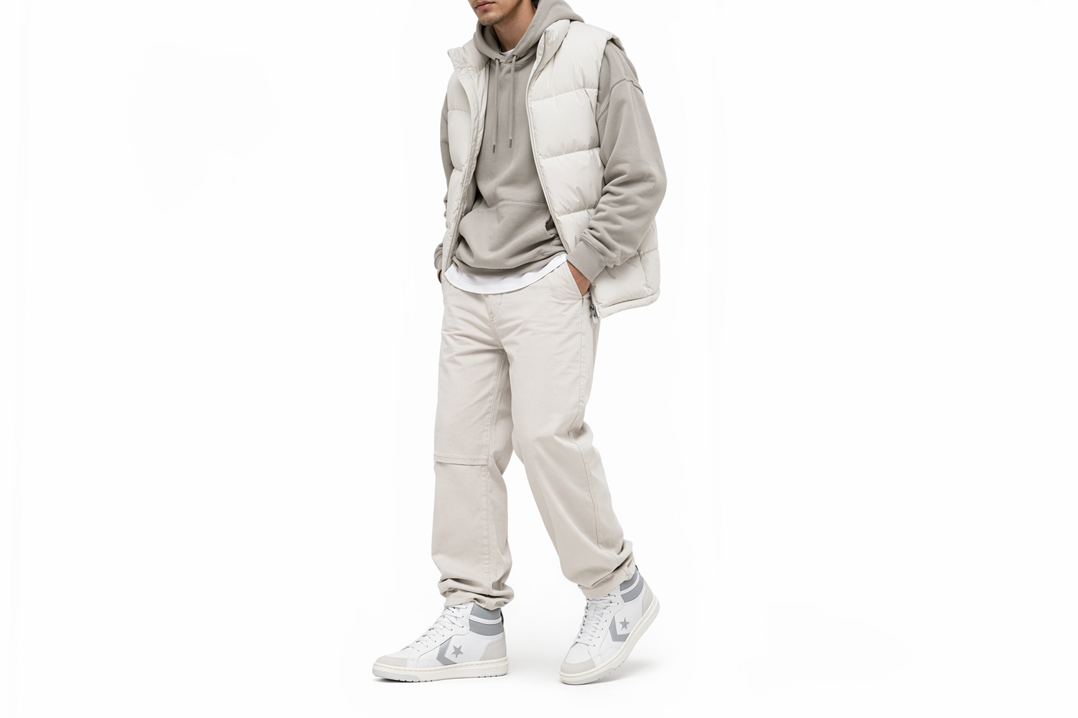 Order Converse Pro Blaze High ''Bianco Classico Grigio'' A09083C