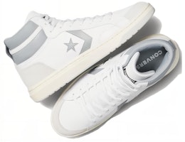 Converse Pro Blaze Tinggi 'Putih Abu Klasik' A09083C Shop Converse Pro Blaze Tinggi 'Putih Abu Klasik' A09083C