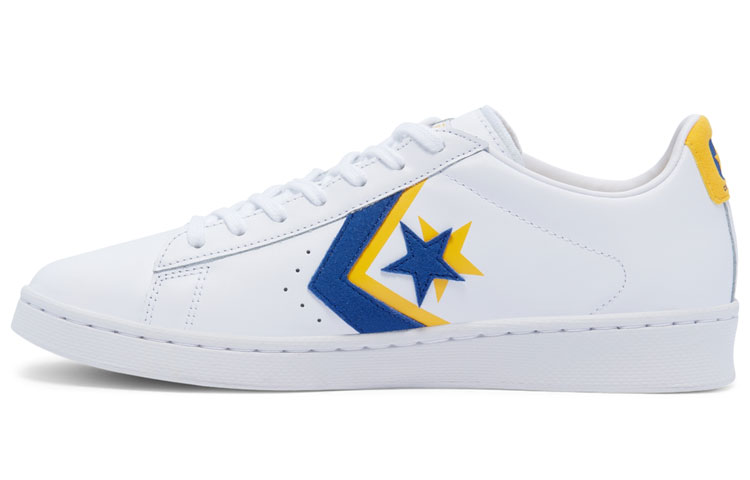 Converse Pro Leather Double Logo Low Top 'White Blue Yellow'