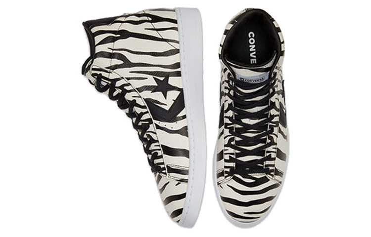 Shop Converse Pro Leather High ''Archival Zebra Print'' Damen/Herren Sneaker. 167934C