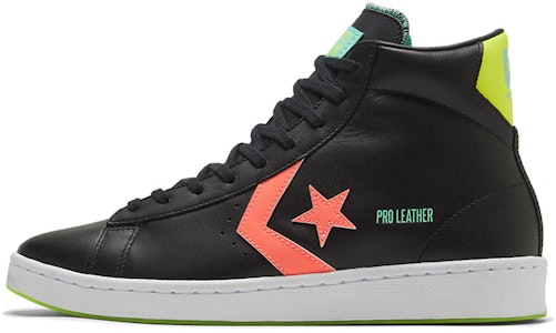 Converse Pro Leather Tinggi 'Hi-Vis Koleksi - Hitam Multi Neon' 169651C Buy Converse Pro Leather Tinggi 'Hi-Vis Koleksi - Hitam Multi Neon' 169651C