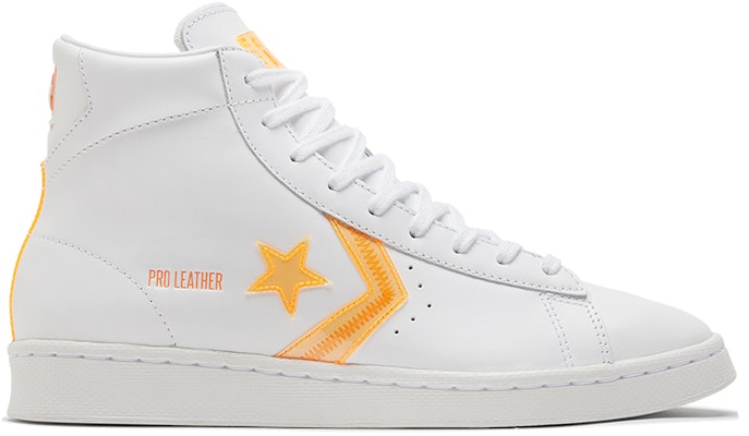 匡威 Pro Leather 高帮‘Hi-Vis 系列-白色闪光橙’ 169500C Order 匡威 Pro Leather 高帮‘Hi-Vis 系列-白色闪光橙’ 169500C