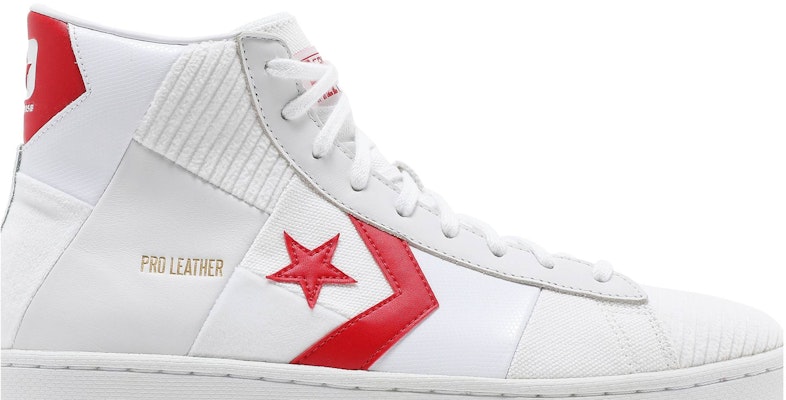 Converse Pro Leather High 'Summer Drip - White University Red' 170900C Order Converse Pro Leather High 'Summer Drip - White University Red' 170900C