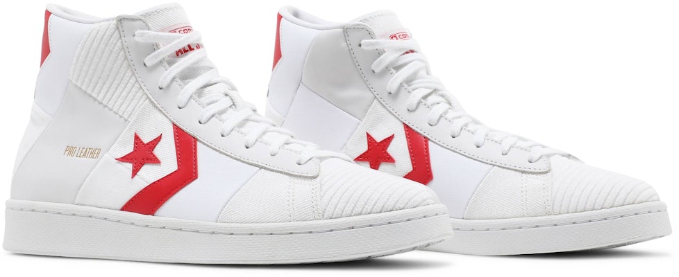 Converse Pro Leather High 'Summer Drip - White University Red' 170900C Cheap Converse Pro Leather High 'Summer Drip - White University Red' 170900C