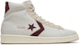 Converse Pro Leather High 'Putih Deep Bordeaux' 171606C