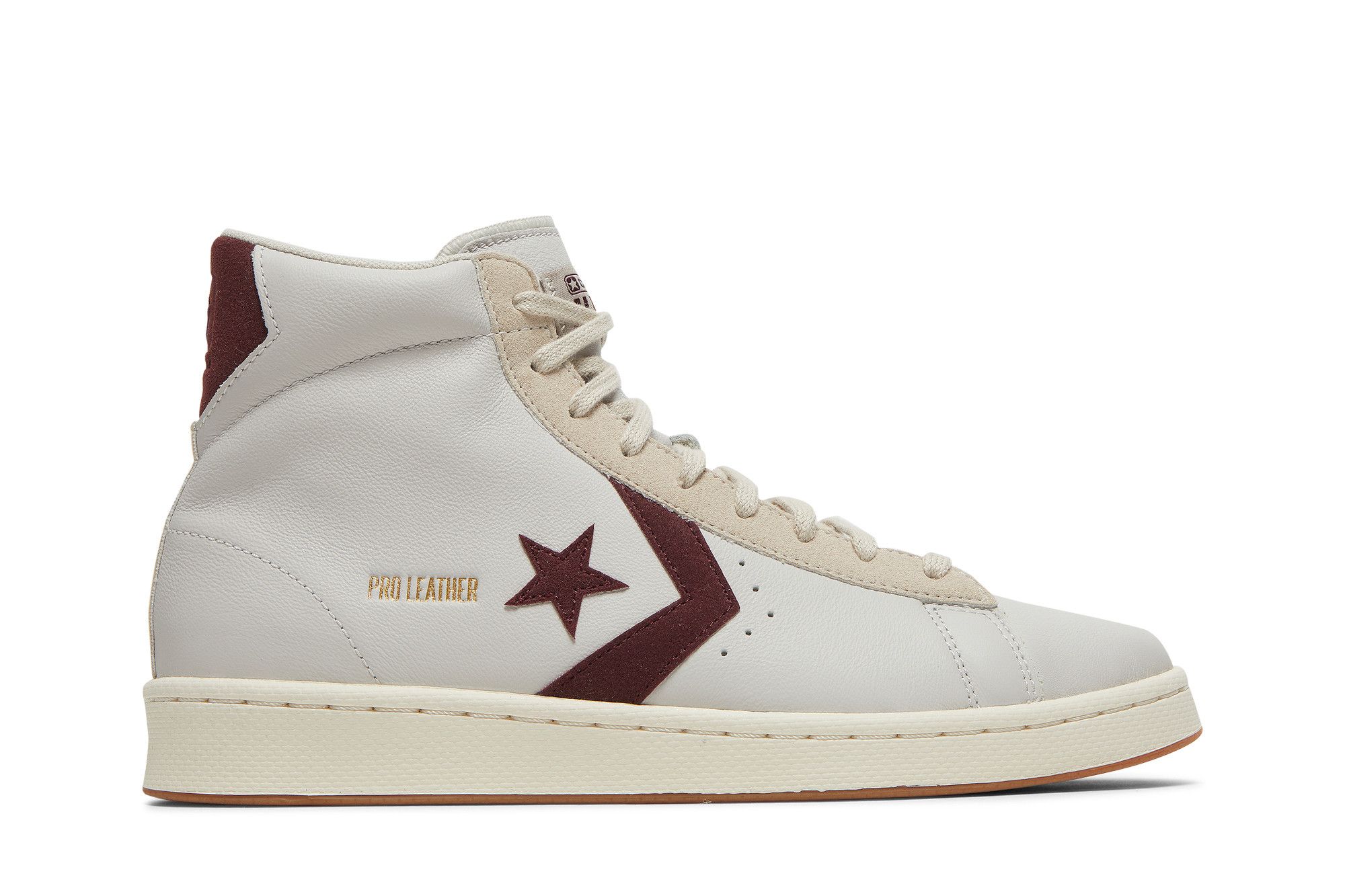 Converse Pro Leather High 'White Deep Bordeaux' 171606C