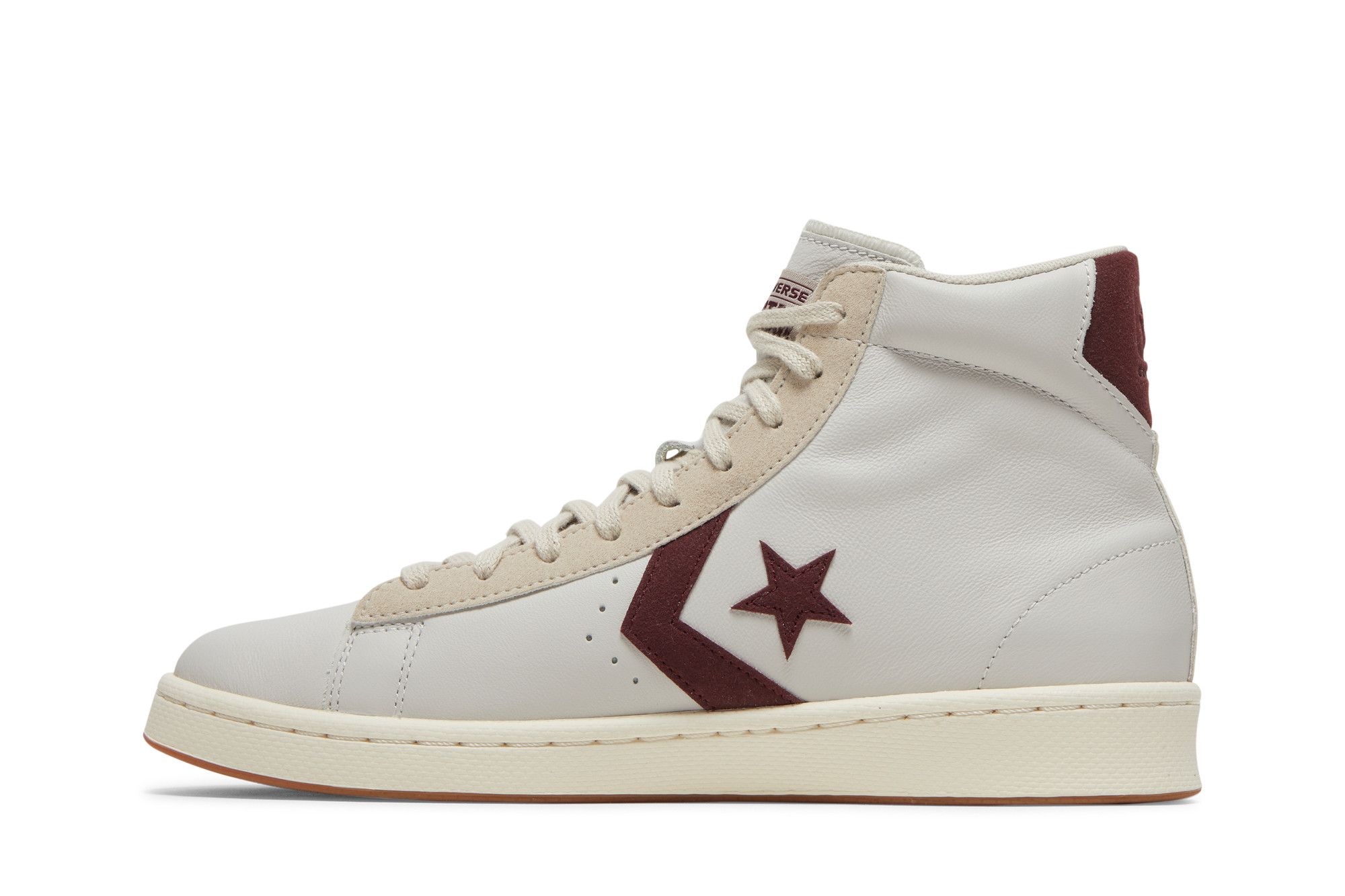 Lookbook Converse Pro Leather Alta ''Bianco Deep Bordeaux'' 171606C