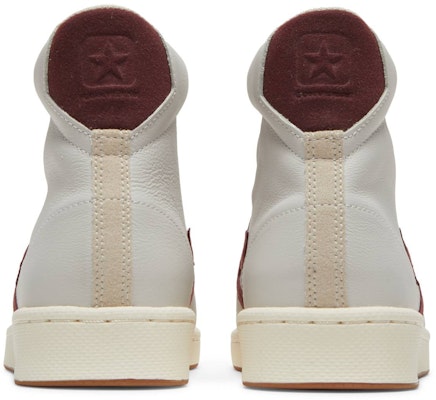 Converse Pro Leather High 'White Deep Bordeaux' 171606C Details for Converse Pro Leather High 'White Deep Bordeaux' 171606C