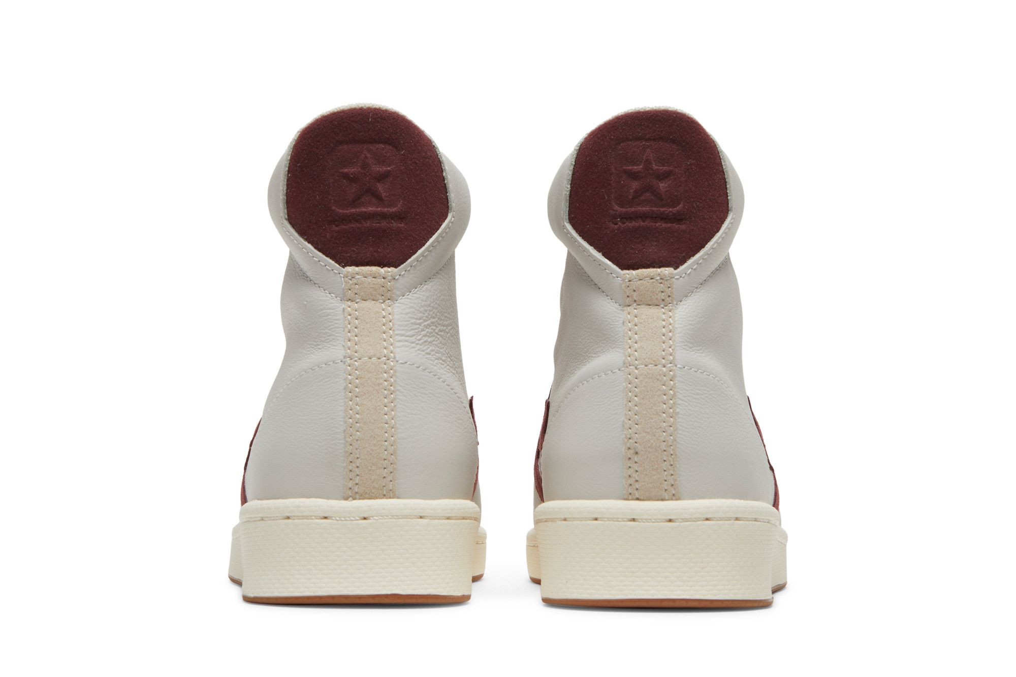 Details for Converse Pro Leather Alta ''Bianco Deep Bordeaux'' 171606C
