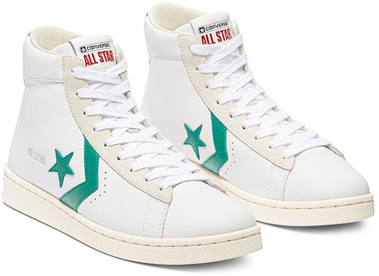 Converse Pro Leather High Top Shoes /Green 'White' 171069C Lookbook Converse Pro Leather High Top Shoes /Green 'White' 171069C