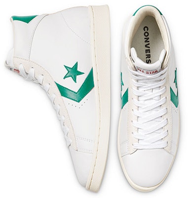 Converse Pro Leather High Top Shoes /Green 'White' 171069C Purchase Converse Pro Leather High Top Shoes /Green 'White' 171069C