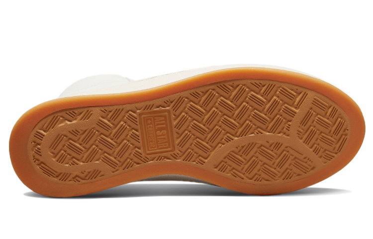 Details for 컨버스 프로 가죽 리프트 플랫폼 하이 '에그렛 바체타 베이지' 172653C