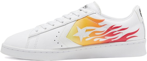Converse Pro Leather Low 'Archival Flame Print' 167935C Converse Pro Leather Low 'Archival Flame Print' 167935C