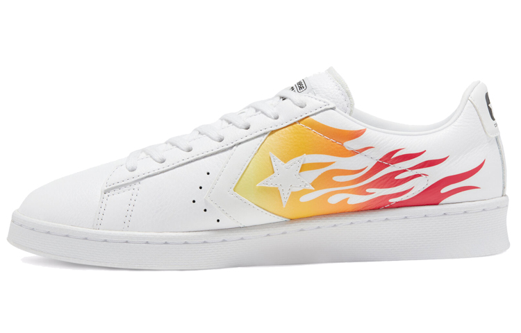 Converse Pro Leather Low 'Archival Flame Print' 167935C