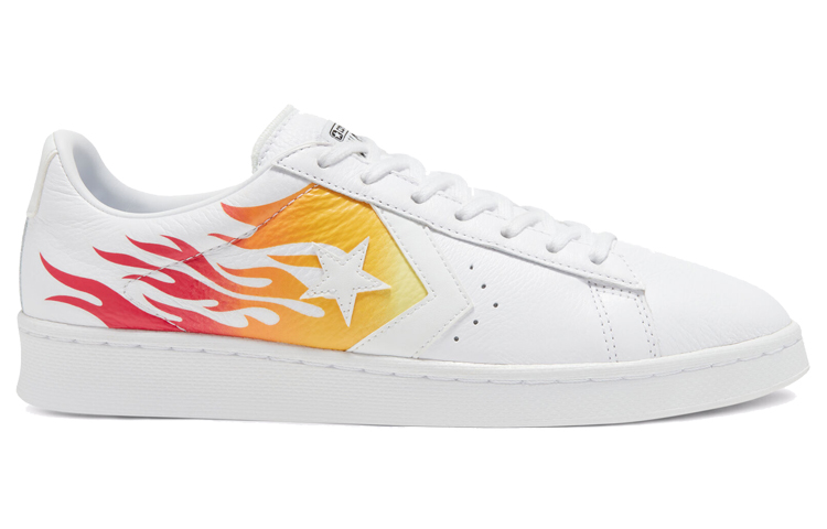 Lookbook Converse Pro Leather Low ''Imprimé Flamme Archival'' 167935C