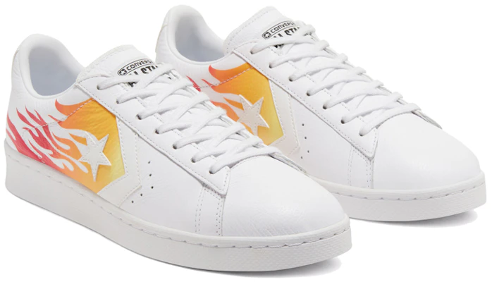 Converse Pro Leather Low ''Imprimé Flamme Archival'' 167935C Shop Converse Pro Leather Low ''Imprimé Flamme Archival'' 167935C