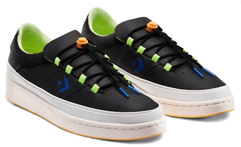 匡威Pro Leather低帮“黑色” 166597C Lookbook 匡威Pro Leather低帮“黑色” 166597C