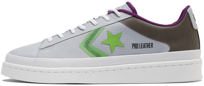 컨버스 프로 레더 로 "마이애미 무드" (그레이 & 라임) 170758C Buy 컨버스 프로 레더 로 "마이애미 무드" (그레이 & 라임) 170758C