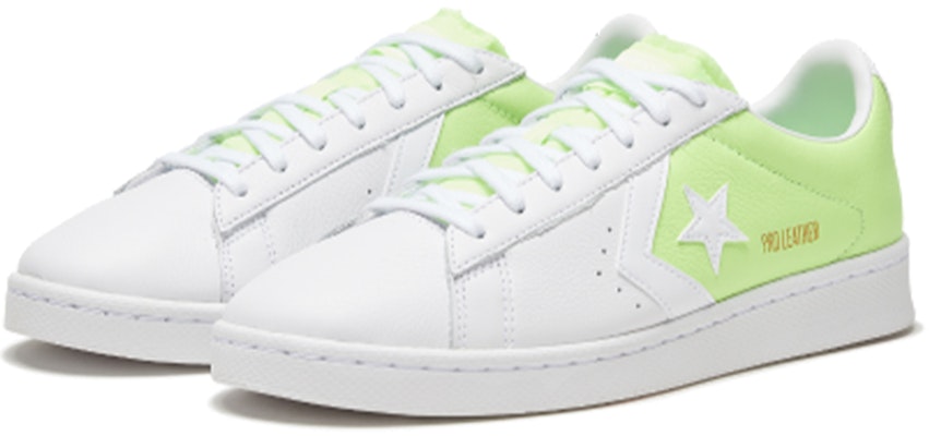 Converse Pro Leather Low 'White Ghost Green' 167591C Lookbook Converse Pro Leather Low 'White Ghost Green' 167591C