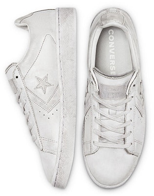 Converse Pro Leather Top Rendah 'Putih Kelabu' 169122C Purchase Converse Pro Leather Top Rendah 'Putih Kelabu' 169122C