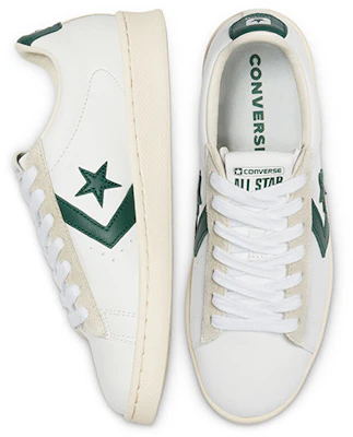 Converse Pro Leather Low Top ''Bianco Verde'' 169708C Shop Converse Pro Leather Low Top ''Bianco Verde'' 169708C