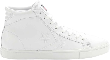 Converse Pro Leather Mid 'Triple White' 136764C Converse Pro Leather Mid 'Triple White' 136764C