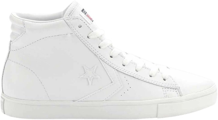 Converse Pro Leather Mid 'Triple White' 136764C Buy Converse Pro Leather Mid 'Triple White' 136764C