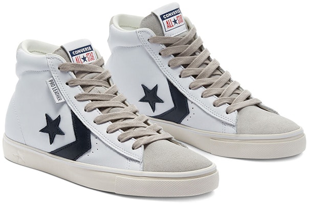 Converse Pro Leather Mid 'White Blue' 169734C Lookbook Converse Pro Leather Mid 'White Blue' 169734C